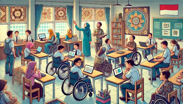 Ilustrasi Pentingnya Pendidikan Inklusif di Indonesia.