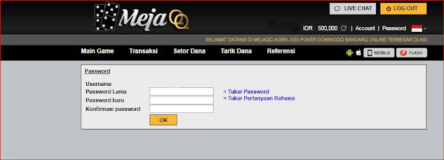  MEJAQQ.COM AGEN JUDI POKER DOMINOQQ BANDARQ ONLINE TERBESAR DI ASIA