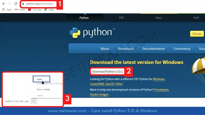 Cara install Python IDLE di Windows 10