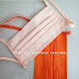 Masker Kain Tali Putus Warna Peach