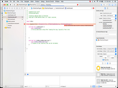 How to Create UITableView in Swift IOS -11