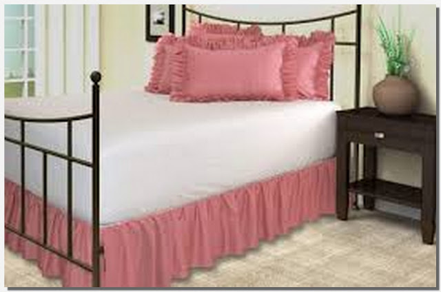 Detachable bed skirts 18 drop