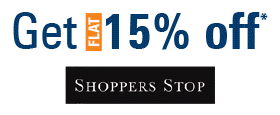 ICICI shoppers stop offer for 15% discount banner