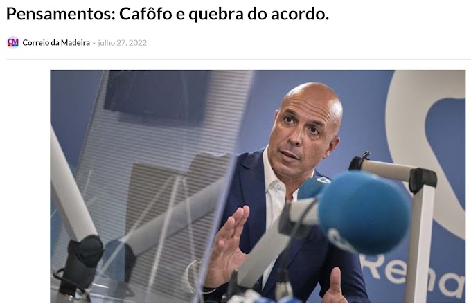 Comentário sobre: "Pensamentos: Cafôfo e quebra de acordo"?