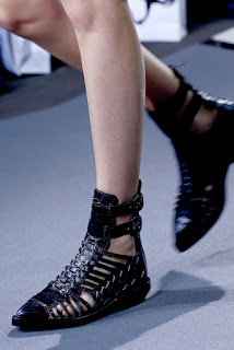 Punk version of the gladiator sandal for Spring