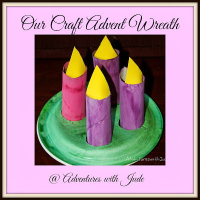Upcycled Craft Advent Wreath