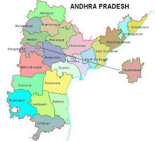 andhra pradesh district list and map