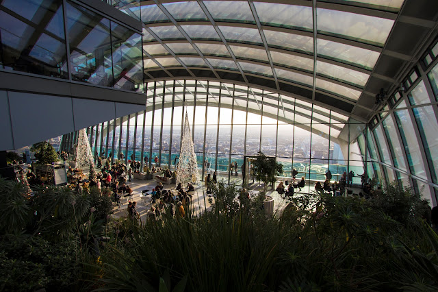 Vista dallo Sky garden-Londra