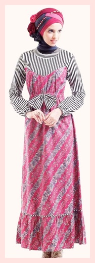  Model  baju gamis modern terbaru