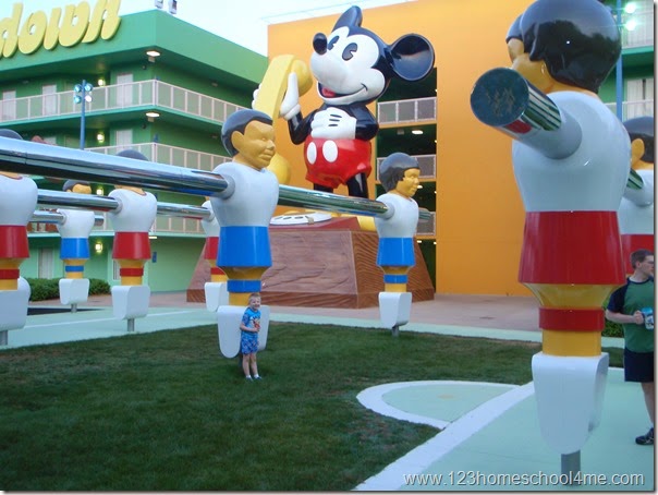 Pop Century - Disney world hotels are a great value with lots of extra perks