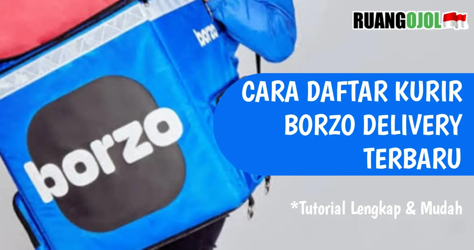 Cara daftar Kurir Borzo Delivery Terbaru | Syarat dan Ketentuan