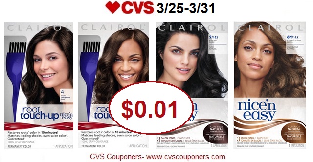 http://www.cvscouponers.com/2018/03/hot-pay-001-for-clairol-nice-n-easy-and.html