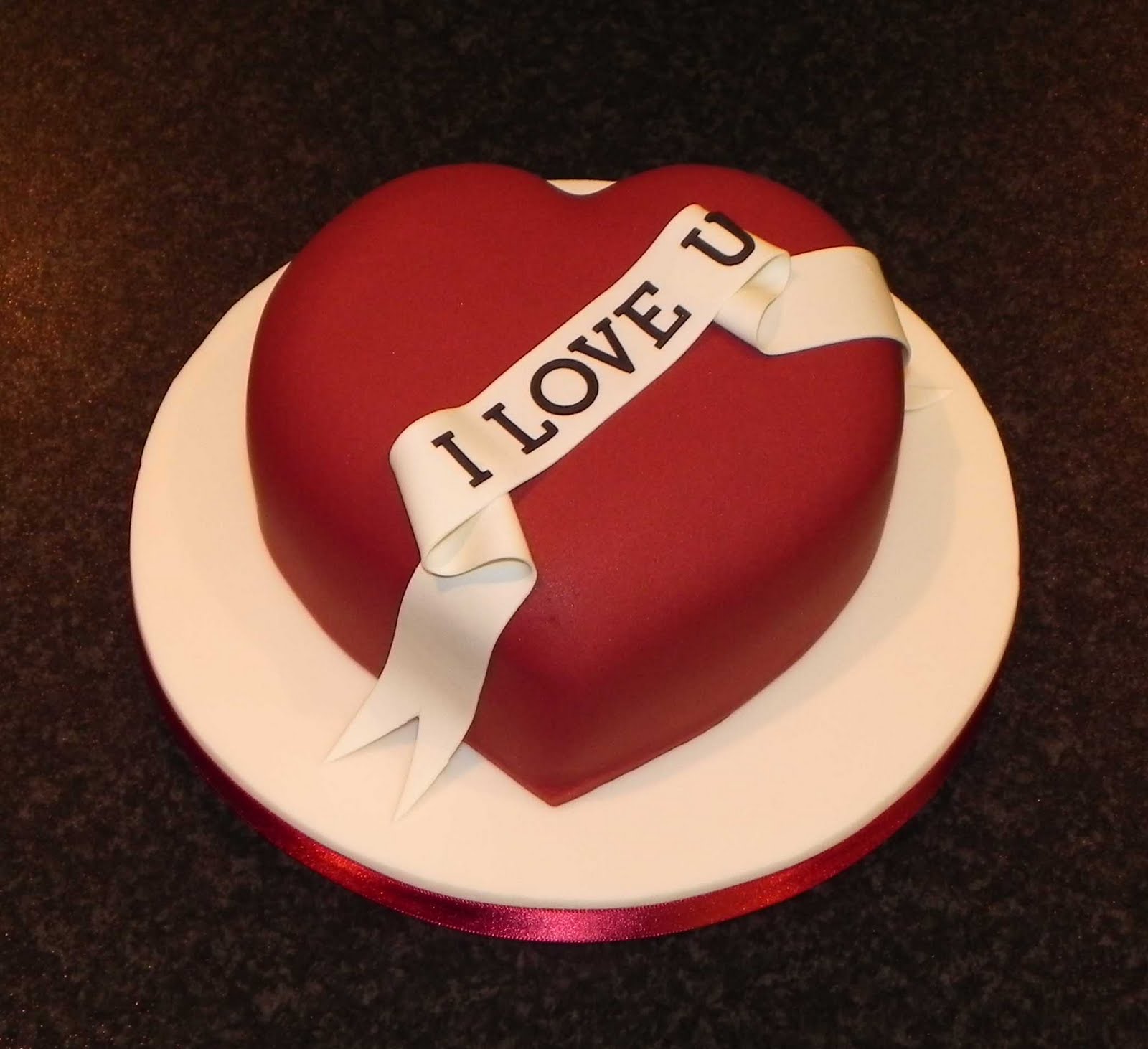 Cake by Lisa Price: Heart shaped cake for Valentines day