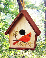 Cardinal Bird House Dimensions
