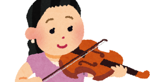 ヴィオラを演奏する女性のイラスト オーケストラ かわいいフリー素材集 いらすとや