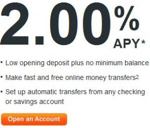 ONLINE SAVINGS ACCOUNT RATES