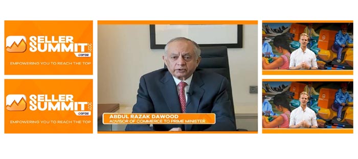 Razak Dawood addresses sellers at Daraz's annual seller summit