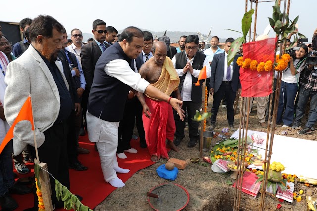 CM Attends Foundation Stone Laying Ceremony of Biogas Plant