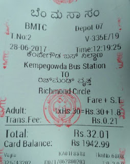 How to inquire forgotten luggage from BMTC using bus ticket