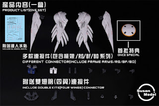 1/144 EW Wing Unit - Gundam Wing Zero Custom Endless Waltz Wing Unit, Susan Model
