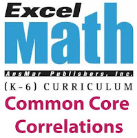 Excel Math Common Core Correlations