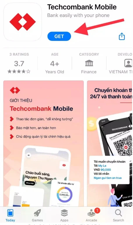 Techcombank bị lỗi