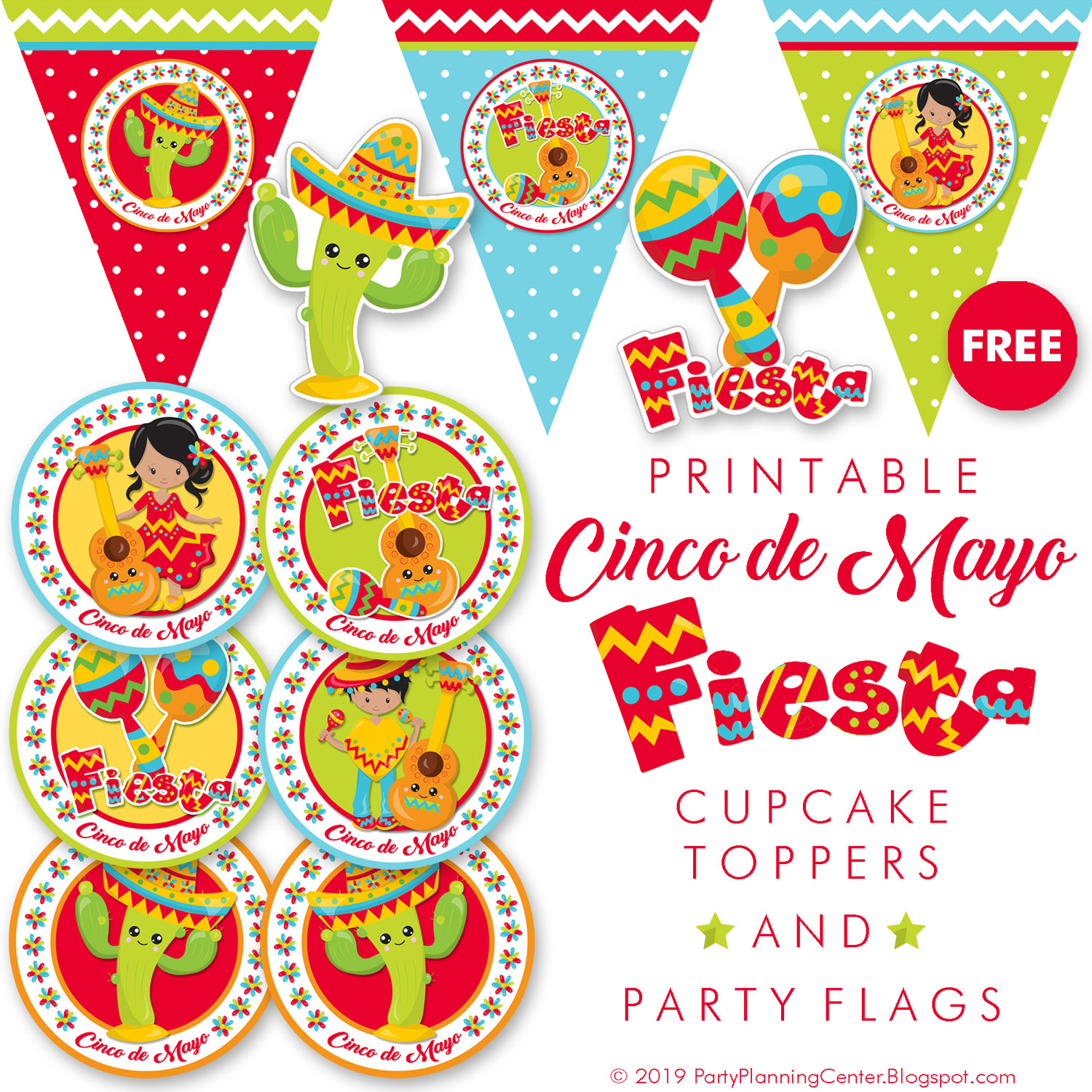 free printable Cinco de Mayo table decor