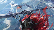 dragon rider female warrior fantasy wallpaper