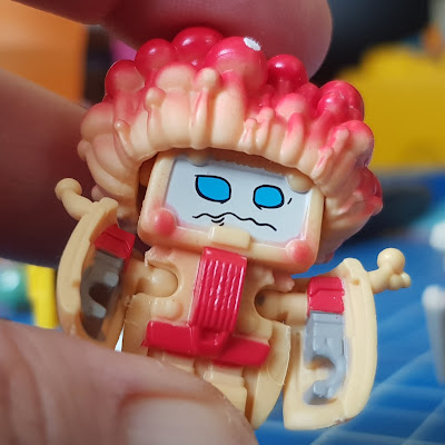 Transformers BotBots review character Fun Gus fungus robot transformed