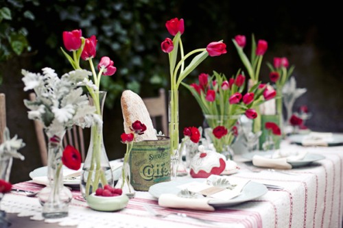 Tulips Wedding Decorations Outdoor Wedding Fresh Wedding Tulips 