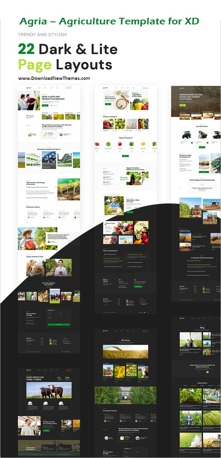 Agria – Agriculture Template for XD Review