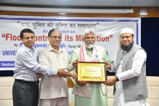 USTM conferred Missionary Award to Dr Rajendra Singh