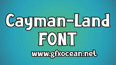 Get the stylish and modern Cayman-Land font for free. Ideal for logos, branding, marketing materials and more. Download now and elevate your designs with this versatile typeface