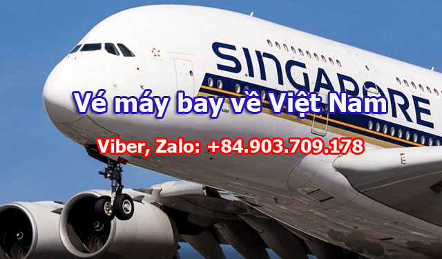 Vé máy bay từ Malaysia về Việt Nam của Singapore Airlines giá rẻ