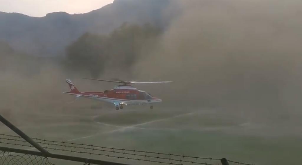 Video: Pobladores de Malinalco evitan aterrizaje a helicóptero que auxiliaría a recién nacido en crisis de salud porque interrumpía su partido de futbol