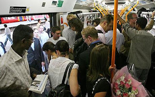 passengers on the Tube