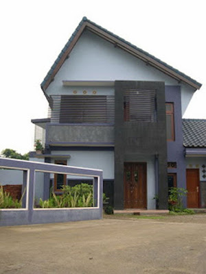  Rumah  2 Lantai Menggunakan Struktur Beton Bertulang Bambu 