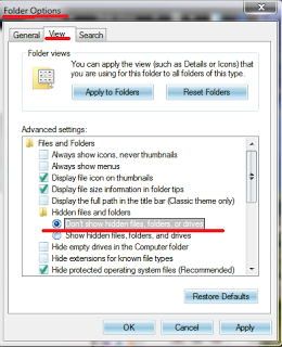 Cara Menyembunyikan File Windows 7