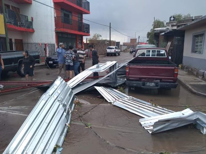 Tromba causa destrozos en Valparaíso 
