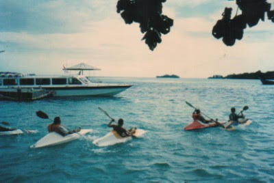 Seasport canoing at surrounding pulau putri, suitable for outdoor group activities