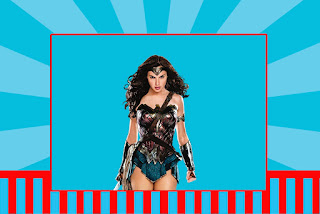 Wonder Woman Movie Free Printable Invitations. 