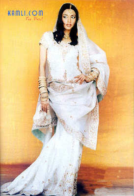 Pakistani Imaan Ali In White Dress Image