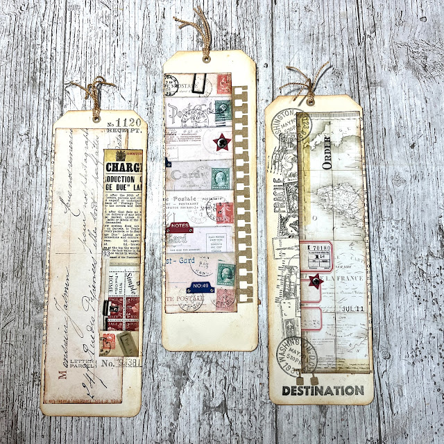 Let's Use Book Pages To Make Tall Skinny Tags