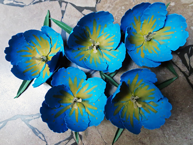 paper flower boutonniere