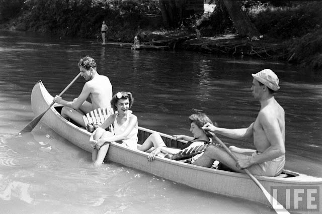 Paddle Making (and other canoe stuff): 1942 Potomac Canoe Trip