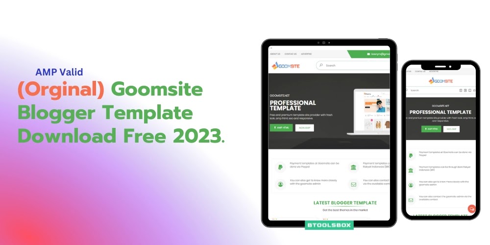 Salbuta Blogger Template Download Free 2023.