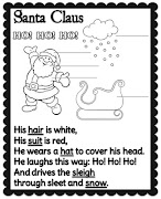 Here's a cute poem about Santa to teach to elementary students at .