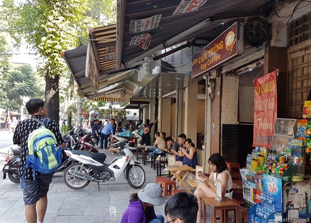 Cafes along Nguyen Huu Huan (Coffee Street) 