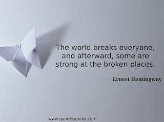 Inspirational Quote by Ernest Hemingway