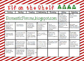 Elf On The Shelf 2014 Calendar (25+ NEW Ideas!) with FREE Printables  #Nice #Naughty #Good #Bad #Boys #Girls #Printable #Calendar #Calendars #Picture #Pictures #Photo #Photos #Pets #Christmas #Holiday #Holidays #Traditions #Tradition #Elves #Activity #Activities #Puzzle #Puzzles #Word #Search #Food #Top #Best #Cheap #Fast #All #Time #Funny #Hilarious #Kids #Mischievous #Mischief #Reindeer #Pet #Pranks #Xmas #Magic #Kids #Toddlers #Quick #Easy #Younger #Older #Arrival #Hiding #Departure #Christian #Jesus
